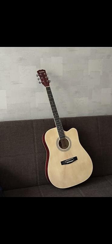 Барабаны: Акустическая гитара формата дредноут с вырезом (cutaway) для удобного — 1