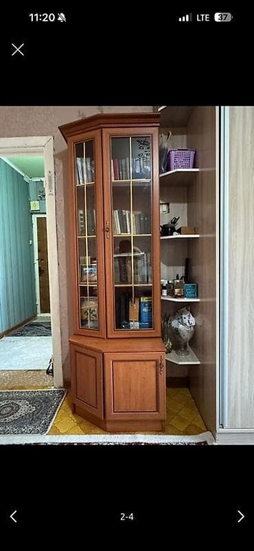 Үй жана бакча: Дубал шкаф, Дубал шкаф түрү: Модулдуу, Үй, конок бөлмөсү үчүн, Өзгөчөлүктөрү: Тамак-аш идишин сактоо үчүн — 2