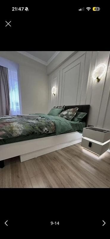 2 bedroom: 2 комнаты, 76 м², Асанбай мкр Элитка, 13 этаж, Дизайнерский ремонт — 10