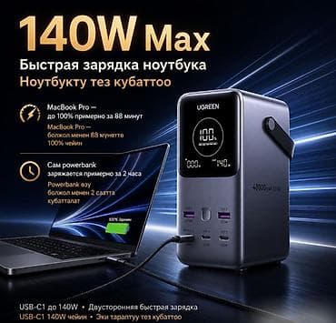 3000: ⚡ POWERBANK UGREEN PB770 NEXODE PRO 48000MAH 300W ⚡ 🔥 Мощнейший — 2