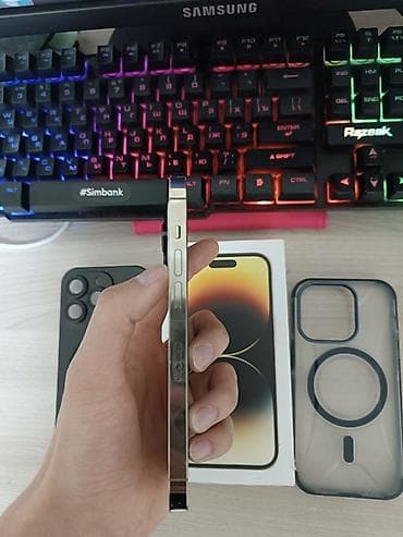 петличный микрофон купить: IPhone 14 Pro, Б/у, 128 ГБ, Белый, Чехол, 78 % — 5