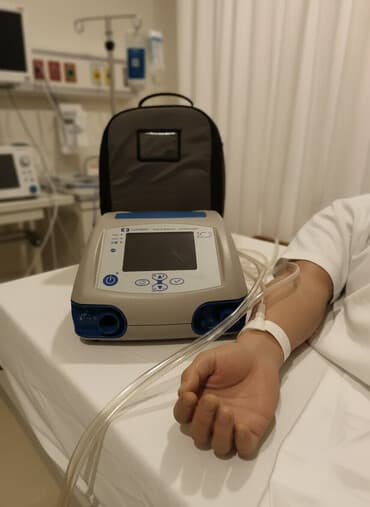 Медицинское оборудование: Портативный аппарат искусственной вентиляции легких COVIDIEN Puritan — 2