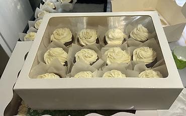 бумажные корзины: Домашняя выпечка на заказ - Пироги в противнях: песочное тесто с — 3