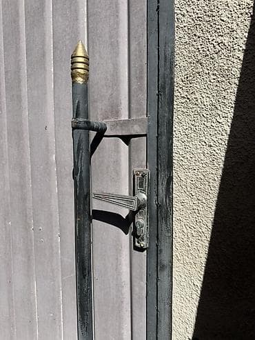 распашные варота: Продаю комплект металлических ворот с калиткой в хорошем состоянии — 4