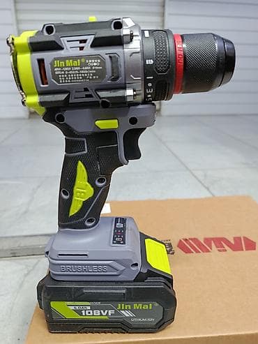 Генераторлор: Аккумуляторный ударный шуруповёрт Jin Mal (безщёточный) - Бесщёточный — 1