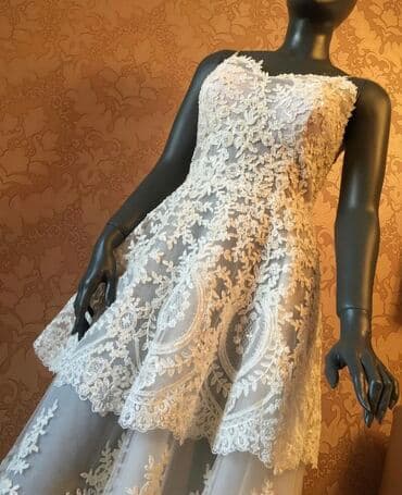 фата на девичник: Свадебное платье, M, Дизайнерское, Новый — 3