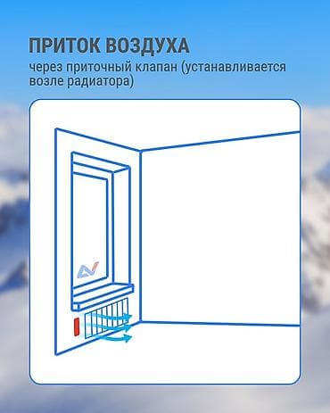 холодный дым: Естественная вентиляция для дома и квартиры Бишкек🇰🇬 Описание — 1