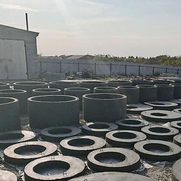 Железобетонные кольца для колодцев и септиков - Диаметры: 0,75 м; 1 — 4