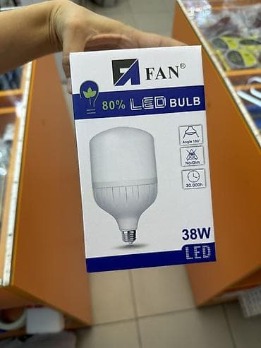 bulb: LED лампа FAN 38W - Тип: светодиодная лампа - Мощность: 38 Вт - — 1
