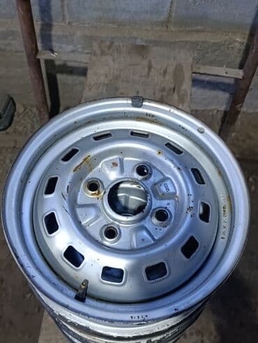 9 5j: Колеса в сборе 155 / 70 / R 13, Лето, Б/у, Комплект, Легковые, Железные, отверстий - 4 — 3