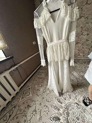 michael kors: Ажурное белое платье в пол Платье новая 46-48размер смотрится очень — 2
