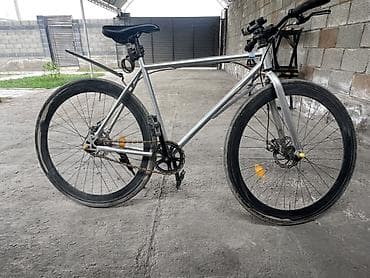 Городской велосипед (кастом) - Легкая алюминиевая рама без окраски