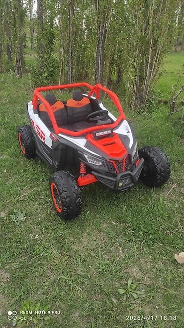 зимний камуфляж: Детский электрокар, Б/у — 2