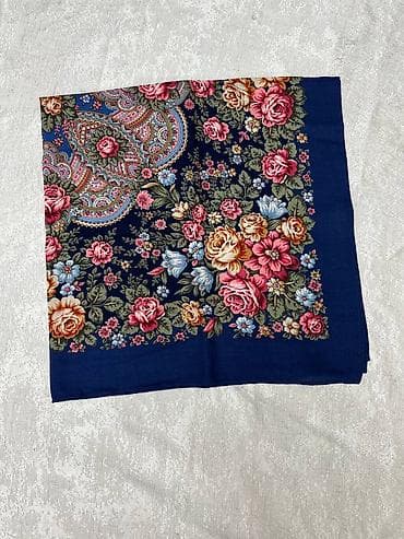 вещи в нарыне: Платки Павлопосадские✨ Новое поступление 😍 Размер 89*89 с бахромой / — 5