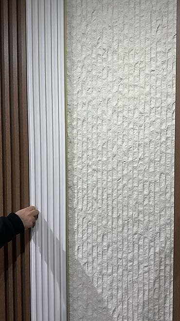 три д панели: 3D декоративные стеновые панели с продольным рельефом - Тип — 1