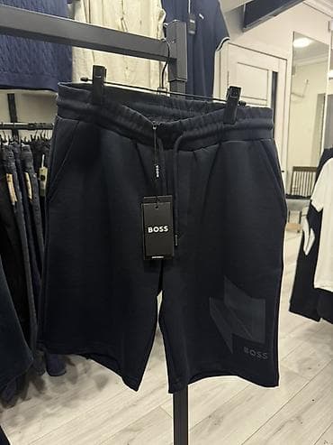 Мужские шорты, M, S, XL, Boss, Новый, цвет - Синий, Самовывоз