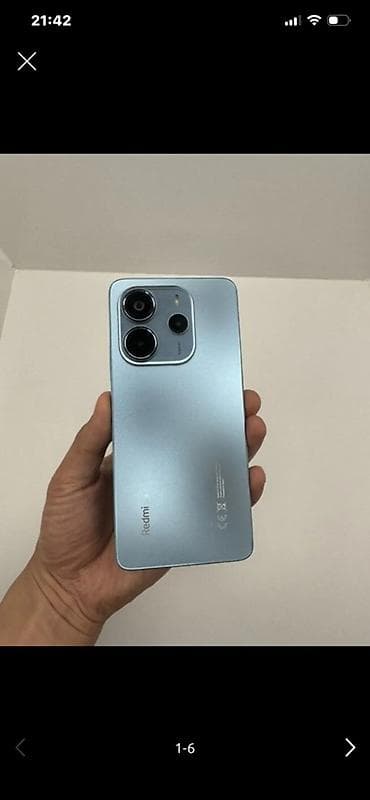 планшет xiaomi pad 6: Redmi, Redmi Note 14, 256 ГБ, цвет - Голубой, 2 SIM — 2