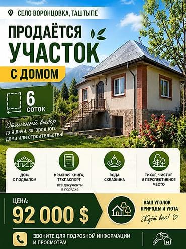 воронц: 6 соток, Для строительства, Красная книга, Тех паспорт — 6