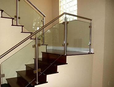 Кеңсе буюмдары: Каптал тосмолорун жасоо Материалы: Айнек, Жеке менчик үй үчүн, Жабуусу: Никель, Акысыз жеткирүү — 6