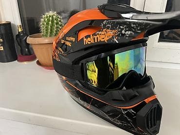 монокуляр купить: Мотокроссовый шлем с очками - Тип: шлем для — 2