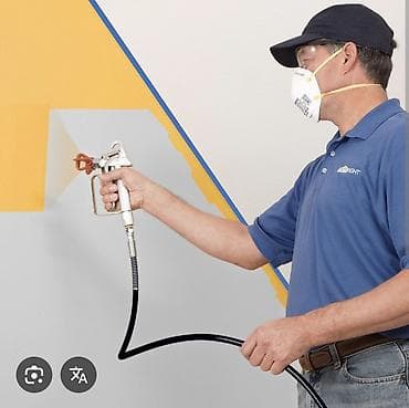 Покраска стен, Покраска потолков, Декоративная покраска, На масляной основе, На водной основе, 3-5 лет опыта