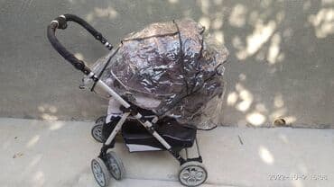 Коляскалар: Балдар арабасы, түсү - Кара, Колдонулган — 3