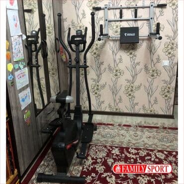 купить эллипсоидный тренажёр: FAMILY SPORT Эллиптический тренажёр 26.000с Турник 3в1 5000с — 2