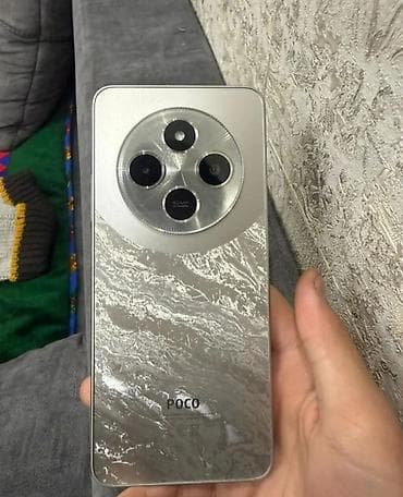 redmi s12: Poco C75, Б/у, 256 ГБ, цвет - Серебристый — 1