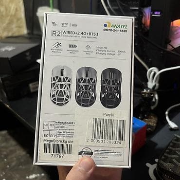 hyperx fps: Игровая мышь Attack Shark R2 (PAW-3950), магниевый сплав, три режима — 4