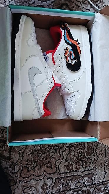 nike sb dunk: Мужские кроссовки, 41.5, Nike, Новый, цвет - Белый — 5