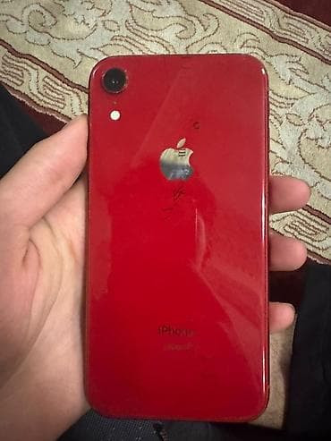 IPhone Xr, Колдонулган, 128 ГБ, Кызыл, 79 % — 2