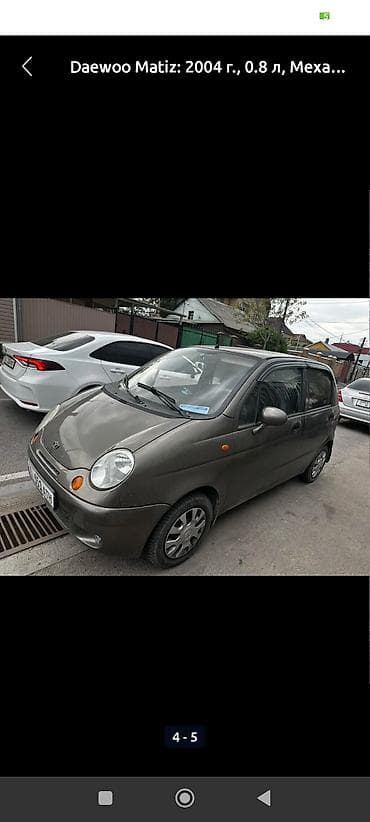 матиз 2 продаю: Daewoo Matiz: 2004 г., 0.8 л, Ручные, Хэтчбэк — 2