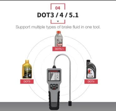 диагностическое оборудование для авто: Портативный тестер тормозной жидкости Kingbolen BF200 предназначен для — 3