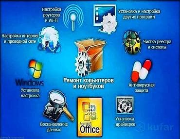 Техника и электроника: Установка windows ремонт и чистка компьютеров . Заправка картриджей — 1