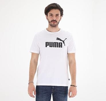 Мужская одежда: Легендарная мужская футболка PUMA Essentials+ Logo Tee ОРИГИНАЛ — 2