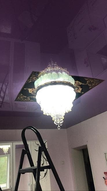 Натяжной потолок Глянцевое, Матовое, 3D потолки Монтаж, Гарантия, Демонтаж