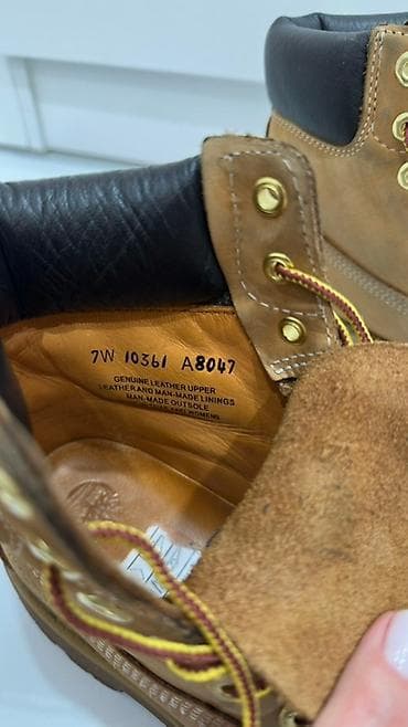 Ботинки: Мужские ботинки, 38, Timberland, Б/у, цвет - Желтый, Самовывоз — 5