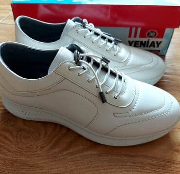 обувь ручной работы бишкек: Новые кожаные кроссовки. Производство Турция. Указан на подошве 36 — 3