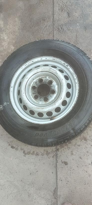 r16 6 139 7: Колесо на Рекс 235/65R16C шины 2 шт 235/65R16C диск титановый 16 — 1
