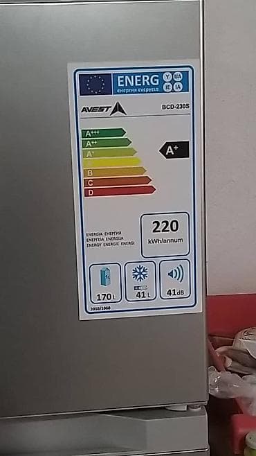 Кухонные плиты и варочные поверхности: Холодильник Avest, Б/у, Двухкамерный, De frost (капельный) — 6