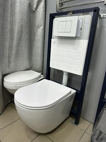 Унитаз Подвесной(Инсталляция), Материал: Керамика