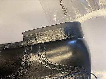сумка бутун: Мужские дерби Santoni New Orleans, цвет Nero (черный). идеальное — 5