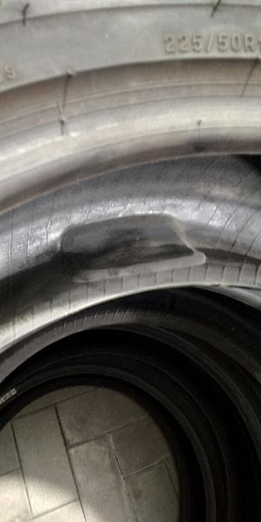 Транспорт: Шиналар 225 / 50 / R 17, Колдонулган, Комплект, Michelin — 10