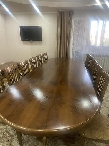 stol: Стол и стул для зала, цвет - Коричневый — 3