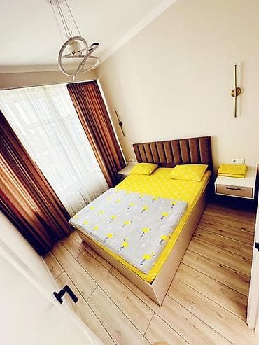 Батирлер: 2 бөлмө, Люкс, ​​элита, Үметалиев/Фрунзе, Душ кабинасы, Жаздык, жууркан-төшөк каптары, Кондиционер — 1