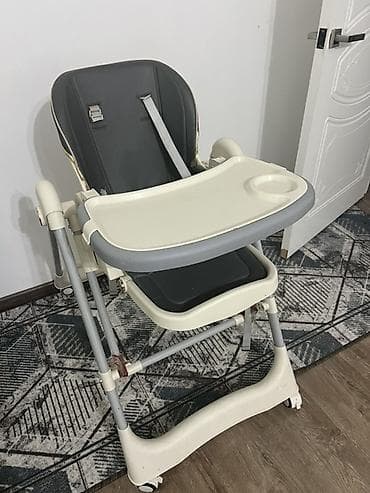 автолюлька до года: Детский стульчик для кормления - Регулируемая спинка: несколько — 3