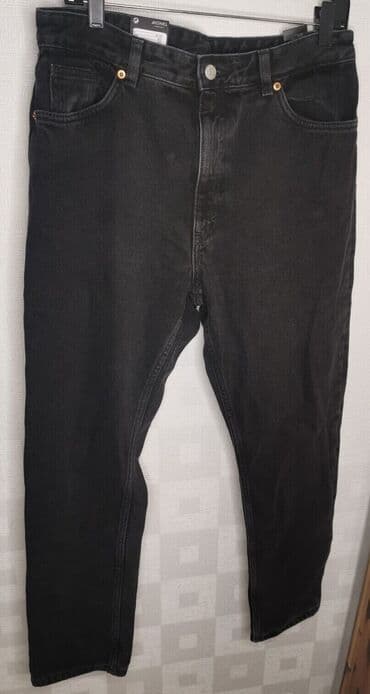 джинсы на девочку: Джинсы, Турция, Высокая талия, L — 8