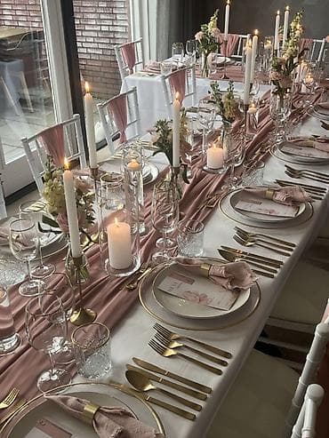 клеенки на стол: Текстильный декор для стола: воздушные дорожки-гармоники - — 4