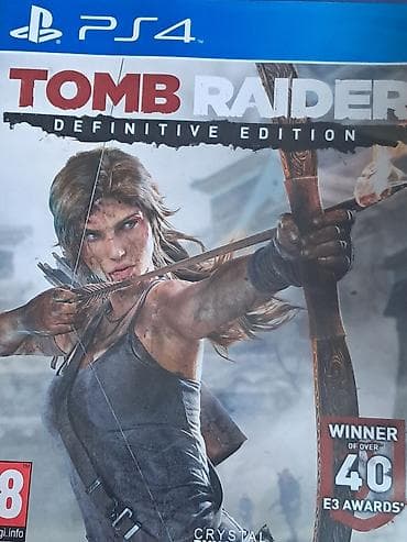 Видео оюндар жана приставкалар: Tomb Raider: Definitive Edition — диск для PlayStation 4. - — 2