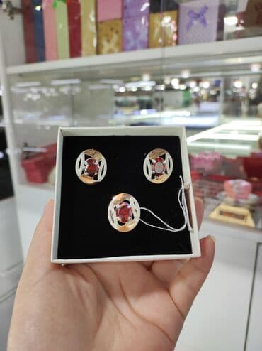 свадебные платья от производителя: Набор украшений, Проба 925, Женские, Новый — 3